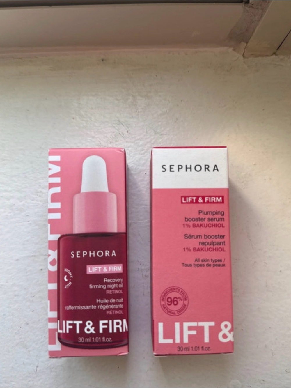 Sephora Lift & Firm Plumping Booster Serum - Pink